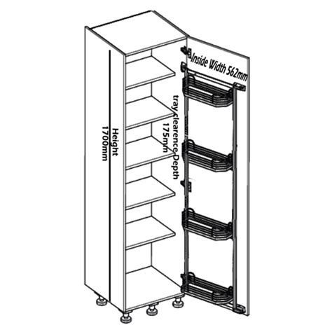 Kesseböhmer TANDEM door Fitting-Set (TALL UNIT) – Tilottoma