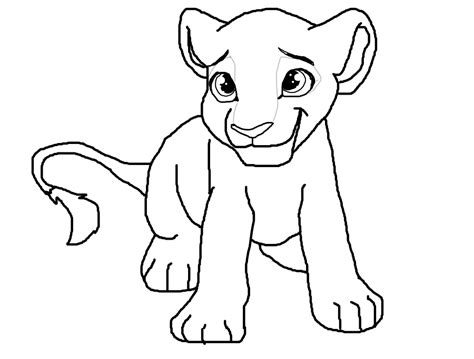 female lion lineart~ by misothekitty on DeviantArt