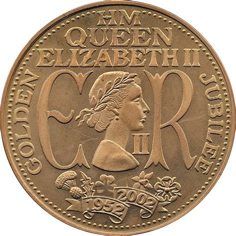 Medal - Elizabeth II (Golden Jubilee) - ** Exonumia ** – Numista