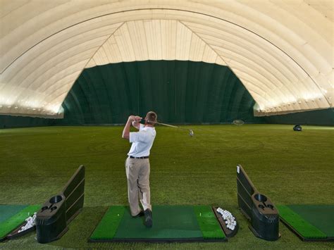 Indoor golf at Turning Stone Sportsplex