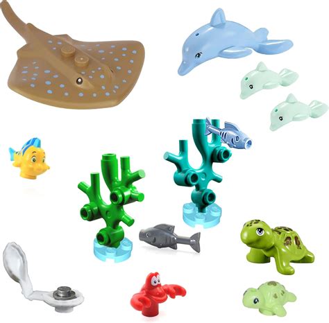 Buy LEGO Friends Animals Ocean Pack - 12 Various Sea Ocean Items Coral ...