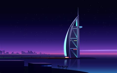 Dubai Burj Al Arab Hotel Wallpaper,HD Artist Wallpapers,4k Wallpapers ...