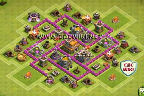 COC Best Town hall (TH) 6 War Bases