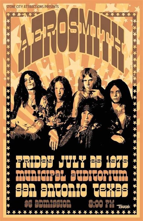 Aerosmith Concert Poster Texas 1975 in 2020 | Concert posters, Vintage ...