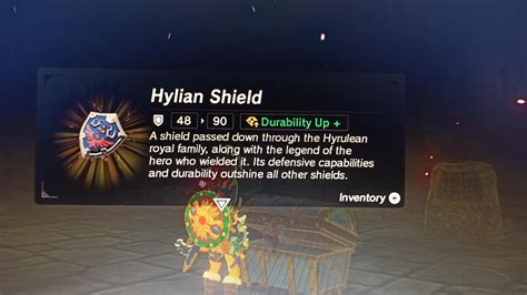 Finally managed to get the (unbreakable) Hylian Shield. : Breath_of_the ...