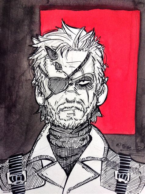 Venom Snake portrait by PepeZM on DeviantArt