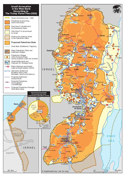 West Bank Map Settlements