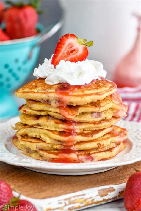 Strawberry Pancakes - Simple Joy