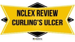 NCLEX RN Review: Curling's Ulcer | Doovi