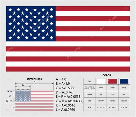 American Flag With Exact Dimensions Usa Flag Official | Free Nude Porn ...