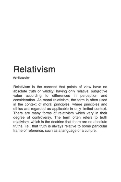 PHILOSOPHY — Relativism [src]