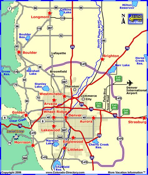 Denver Metro Area Map - Adrian Kristine