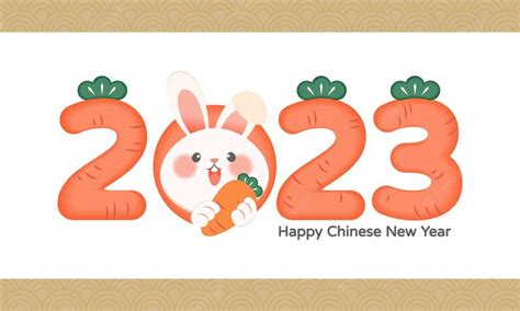 Celebrate the New Year with a Cute Rabbit and Carrot Numbers