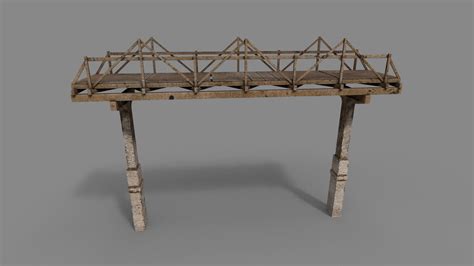 Low Poly Bridge 3D Model - TurboSquid 1810110