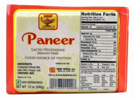 Deep Foods Paneer, 10 oz - Ralphs