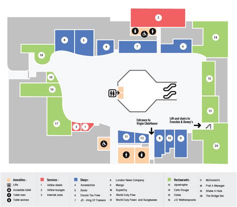 Gatwick South Terminal Maps - Gatwick Airport Guide