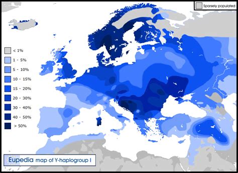 New map of Haplogroup I (all subclades)