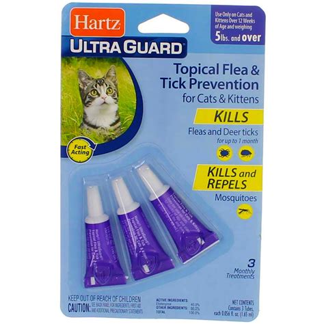 Hartz UltraGuard Topical Flea and Tick Prevention Treatment for Cats ...