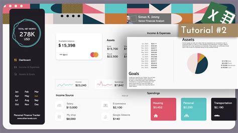 Personal Finance Tracker - Tutorial #2 - Animated Excel Dashboard - YouTube