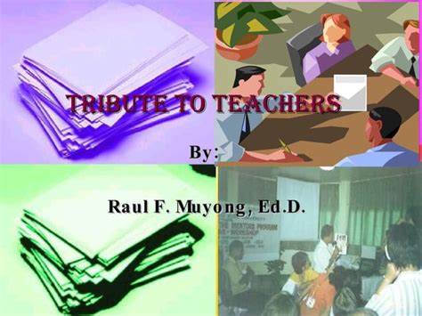 Tribute To Teachers | PPT