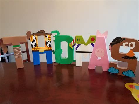 Toy Story Inspired Hand Painted Personalized Name | Etsy