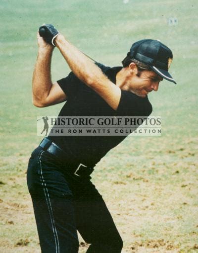 Gary Player, swing, during the U. S. Open 1973 - Historic Golf Photos