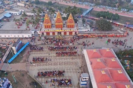 Areal View Sagar Island Beaches Devotees Editorial Stock Photo - Stock ...