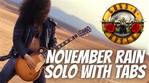 November Rain Solo Lesson – Telegraph