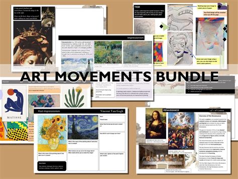 Art Movements Bundle | Teaching Resources