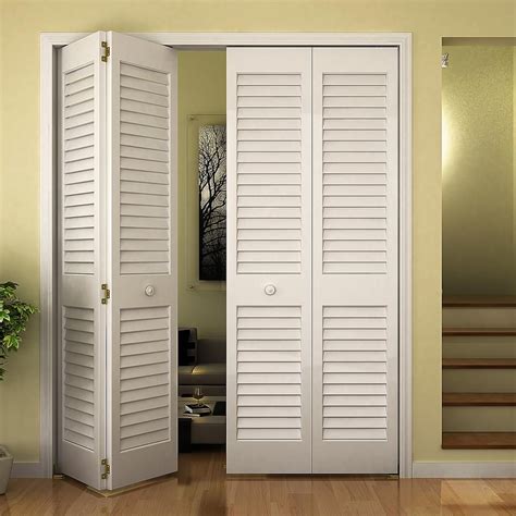 Bedroom closet doors in 2020 | Bifold closet doors, Bedroom closet ...