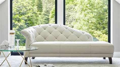 Modern Leather Chaise Lounge | Living Room Seating | UK | Leather ...