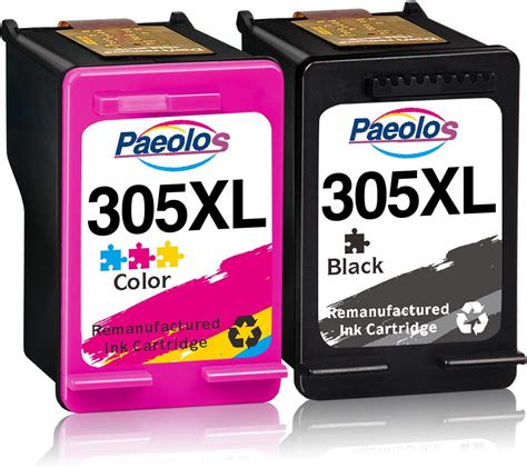 Paeolos 305XL Ink Cartridges Replacement for HP 305 XL Ink Cartridges ...