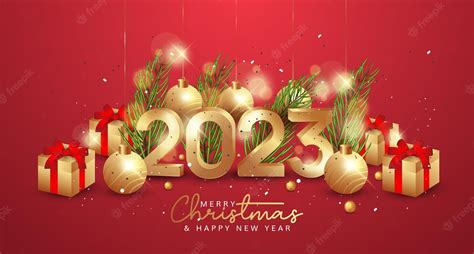 Merry Christmas And A Happy New Year 2023 Wallpapers - Wallpaper Cave