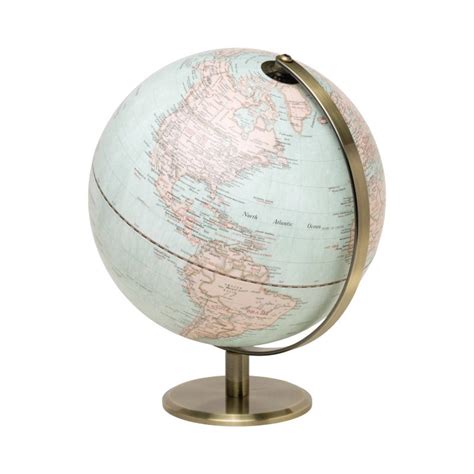 Illuminated World Globe Light - Vintage Style