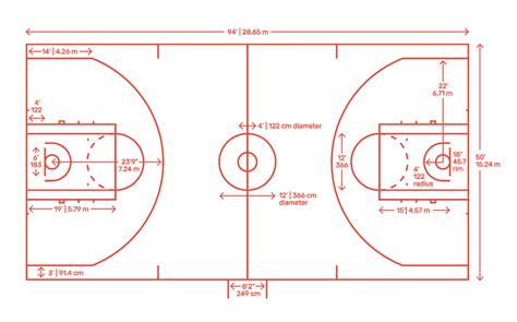 Sports Dimensions & Drawings | Dimensions.com