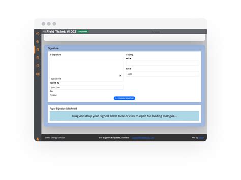 Field Tickets - Fieldwise OFS