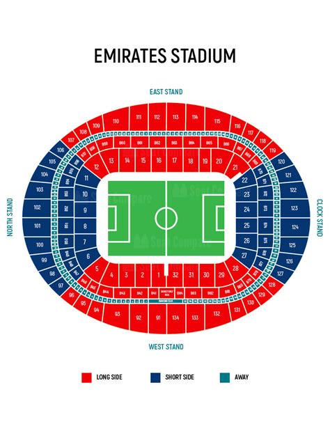 Emirates Stadium Seating Plan, Tickets for Upcoming Events | Seat Compare