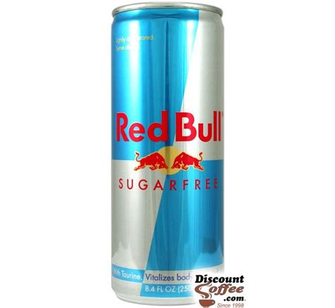 Sugar Free Red Bull Energy Drink Cans with Taurine