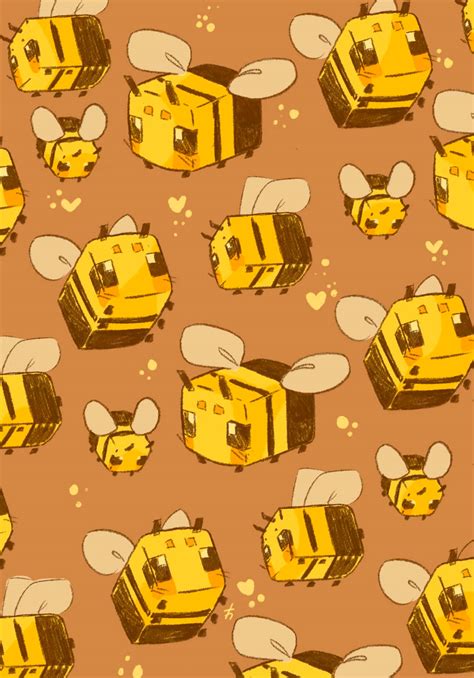 [100+] Minecraft Bee Wallpapers | Wallpapers.com