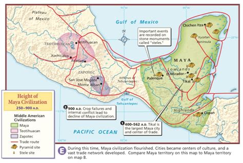 Olmec Mesoamerica Map