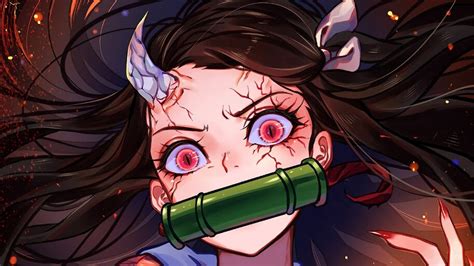 Nezuko, Demon Form, Transformation, (Kimetsu no Yaiba), 4K, #5.75 Wallpaper