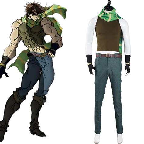 Jojo‘s Bizarre Adventure Part 2: Battle Tendency Joseph Joestar Cosplay ...