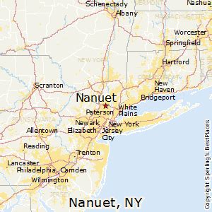 Nanuet New York Map - Almeda Malissia