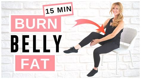 Lose Belly Fat Sitting Down | AB WORKOUT For Women Over 50! - Eating ...