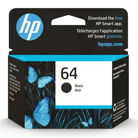 HP 64 Black Ink Cartridge | Works with HP ENVY Inspire 7950e; ENVY ...