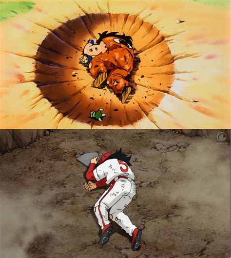 Yamcha's death pose comparison by L-Dawg211 on DeviantArt