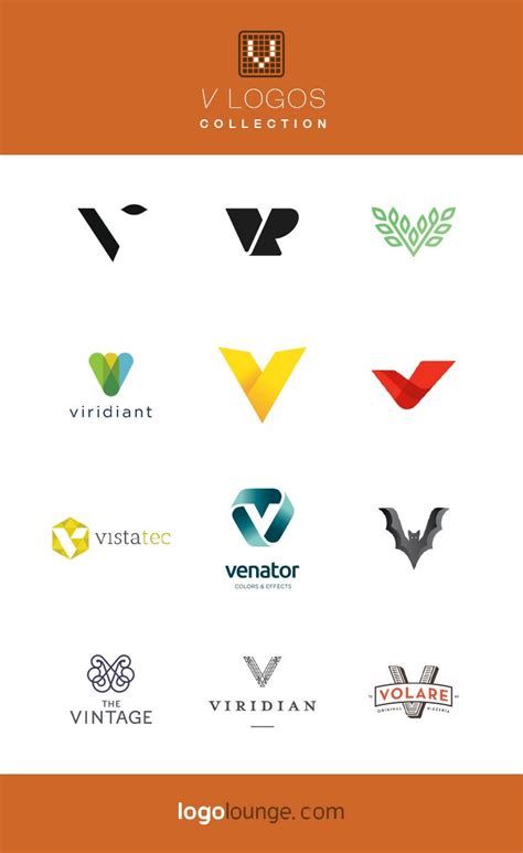 Logo Collection: Initial V | V logo design, Initials logo design, Logo ...