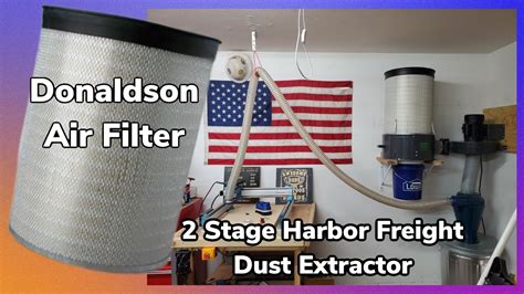 2 Stage Harbor Freight Dust Collector - YouTube