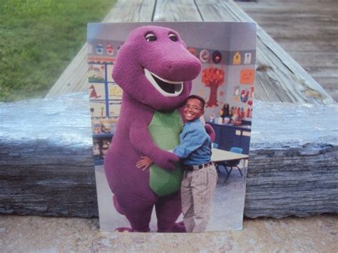 Items similar to Barney the Purple Dinosaur with Derek (Ricky Carter ...