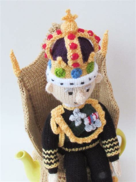 King Charles III Coronation Tea Cosy Knitting Pattern